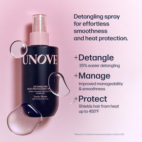 UNOVE texture close-up droplet illustrating lightweight, fast-absorbing formula