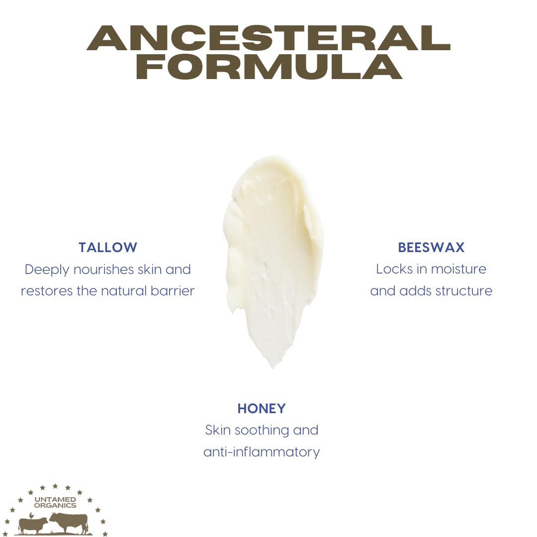 Untamed Organics open balm close-up showing creamy texture and easy spreadability