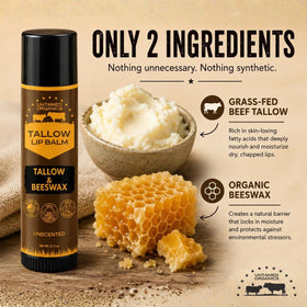 Untamed Organics open tube close-up showing smooth balm texture and easy application
