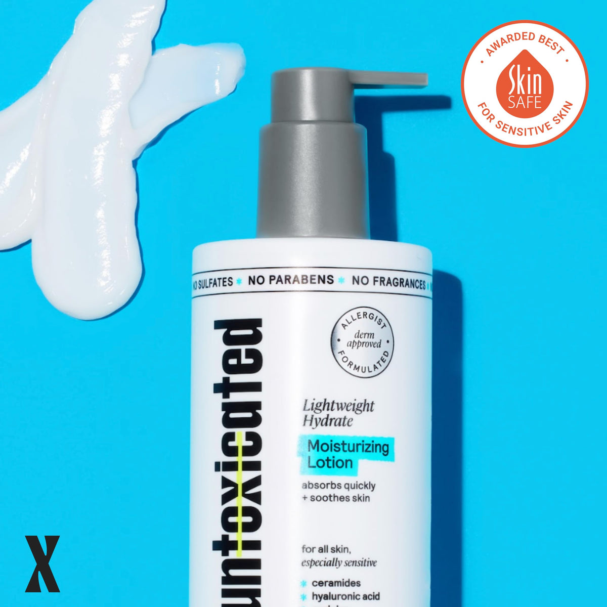 Untoxicated on bathroom shelf in lifestyle scene conveying everyday routine compatibility