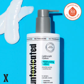 Untoxicated on bathroom shelf in lifestyle scene conveying everyday routine compatibility