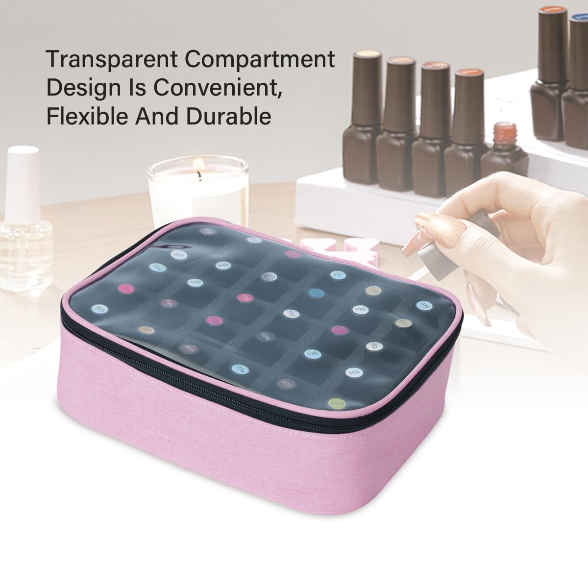 UOZL converted to makeup case after removing foam for versatile storage