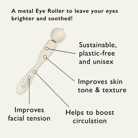 UpCircle roller using flat handle to scoop cream hygienically