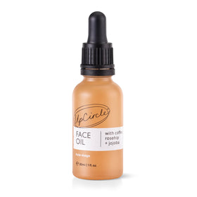 UpCircle front-facing 1oz bottle showing label and recyclable packaging benefit