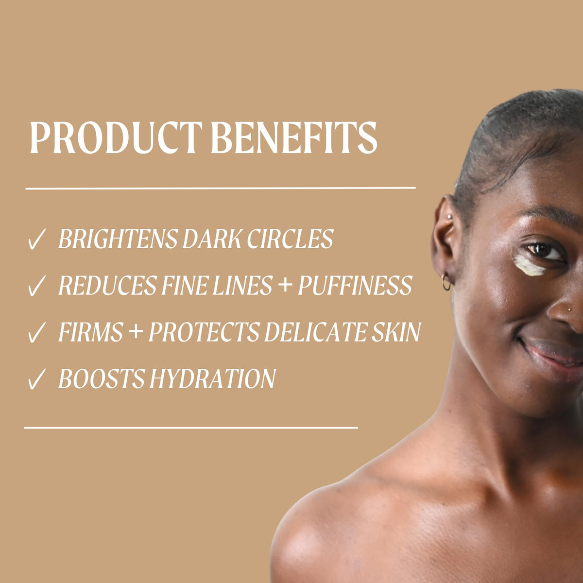 UpCircle cream texture close-up showing smooth consistency and quick absorption benefit