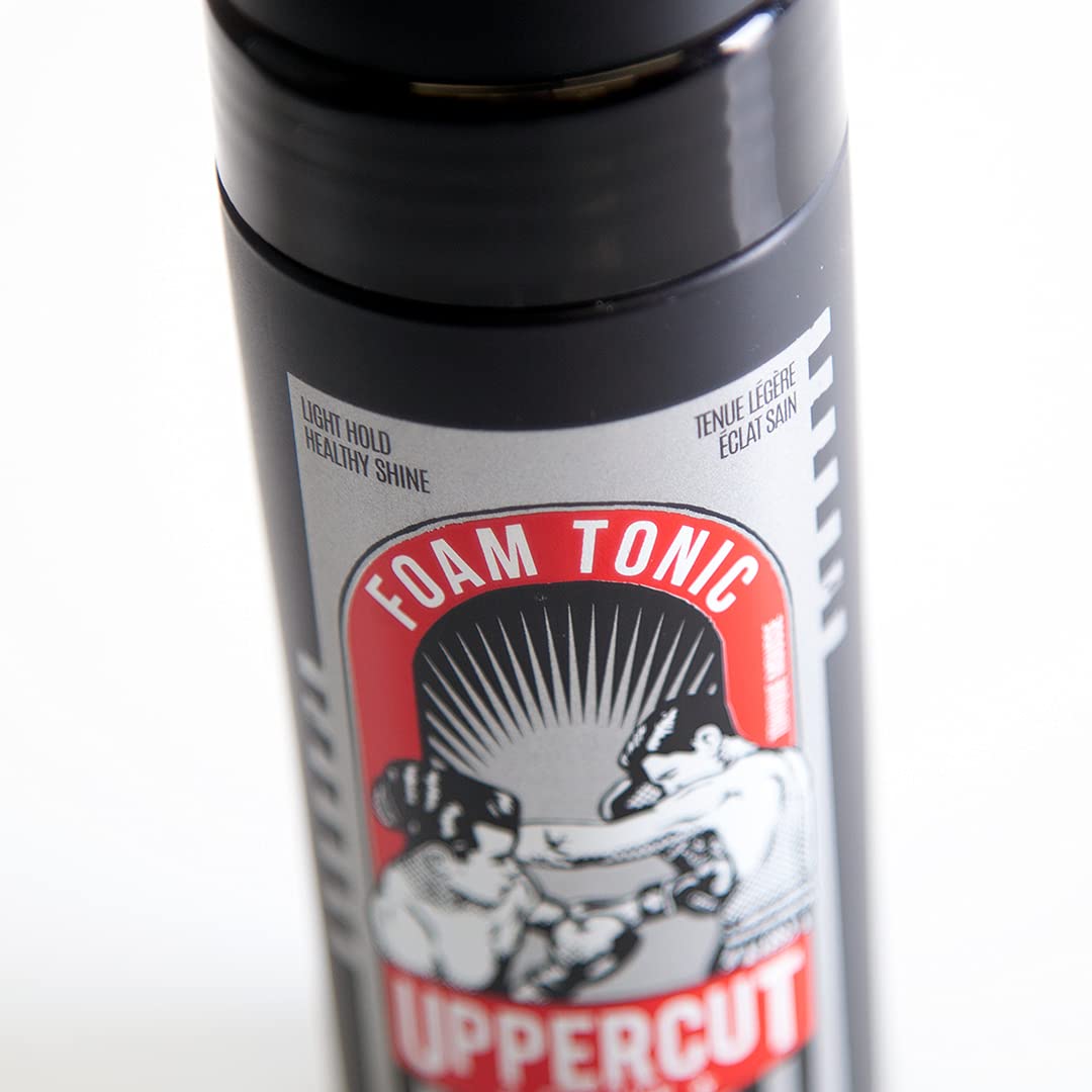 UPPERCUT DELUXE close-up foam texture showing lightweight, airy consistency benefit