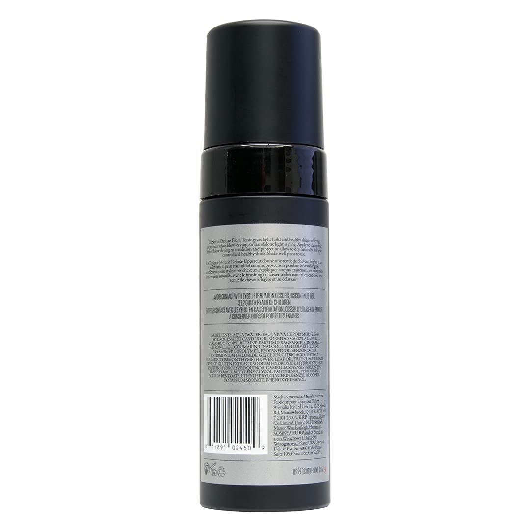 UPPERCUT DELUXE pump dispensing foam for mess-free application benefit