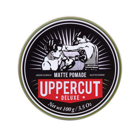 UPPERCUT DELUXE front packaging showing brand and matte pomade benefit