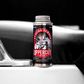 UPPERCUT DELUXE open top exposing fine powder texture for instant volume