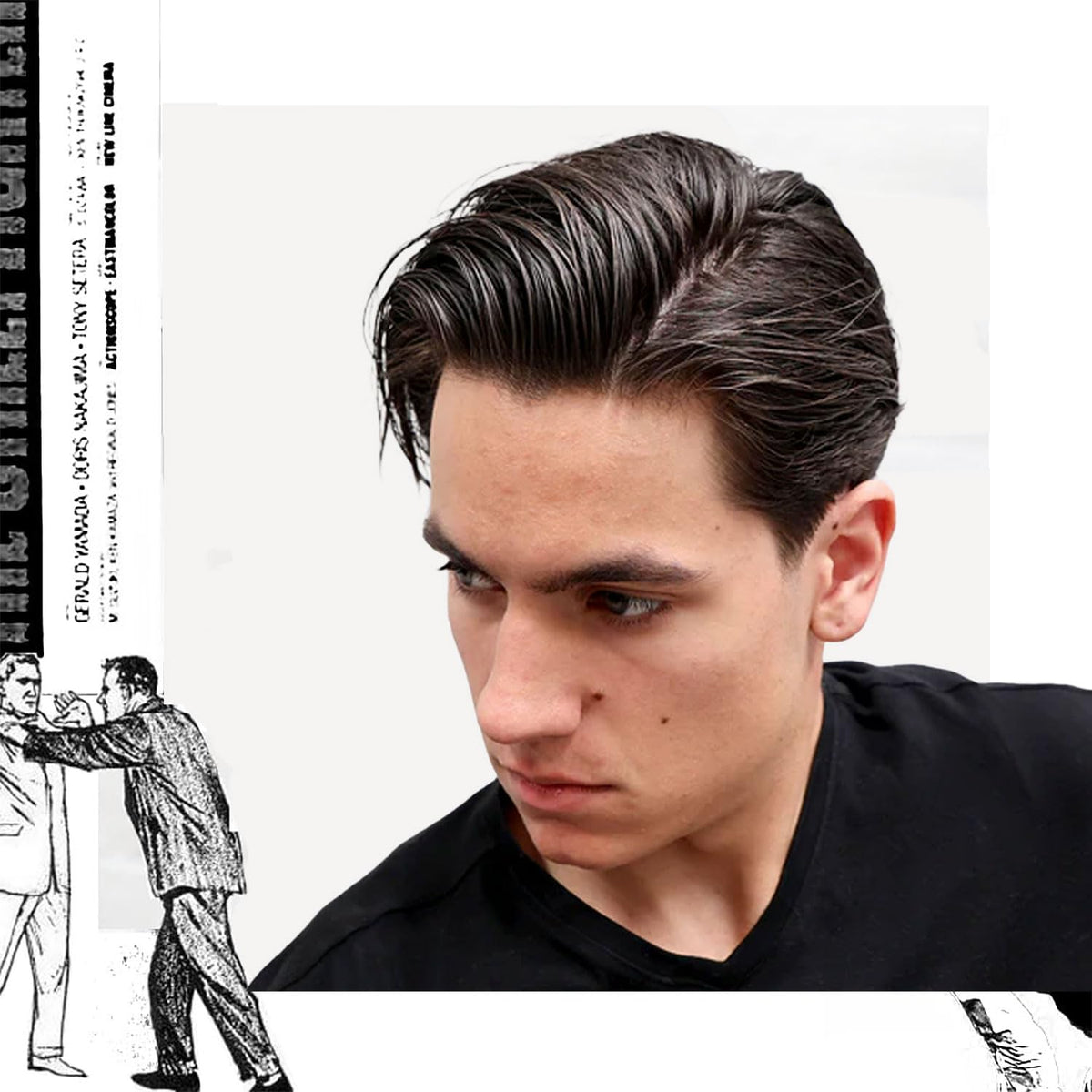 UPPERCUT DELUXE pomade on hands demonstrating effortless spreadability and control