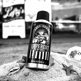 UPPERCUT DELUXE layered with pomade showing improved hold and effortless separation