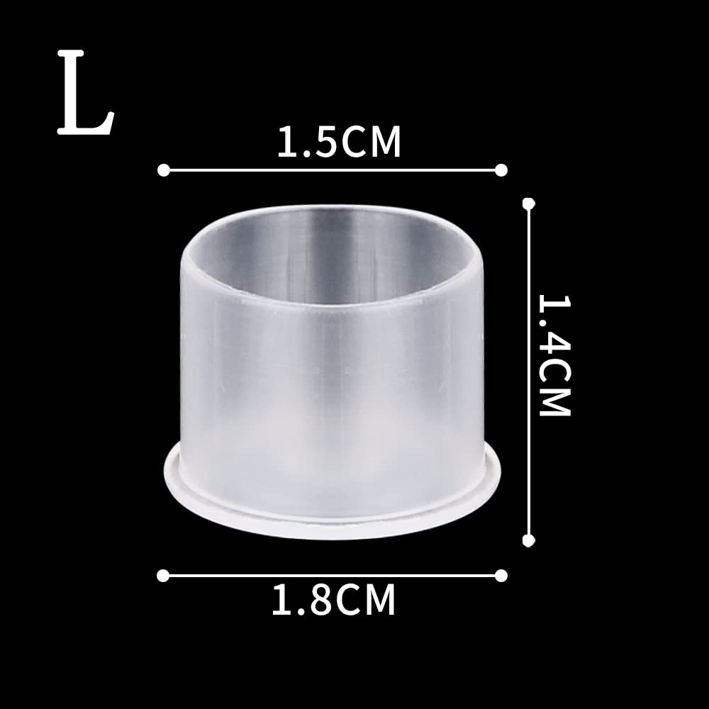 UPTATSUPPLY close-up of 17mm ink cup opening for easy pigment access