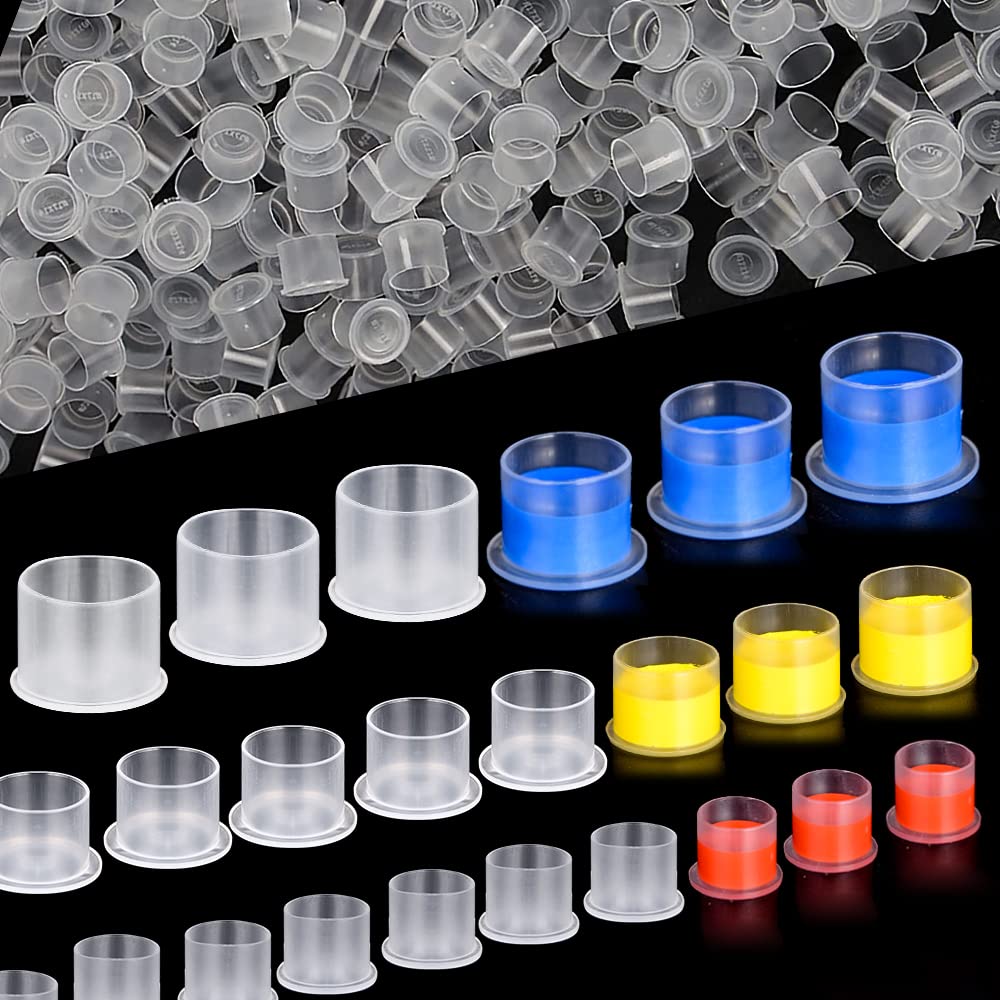 UPTATSUPPLY ink cups in use with needles and pigment for faster color changes