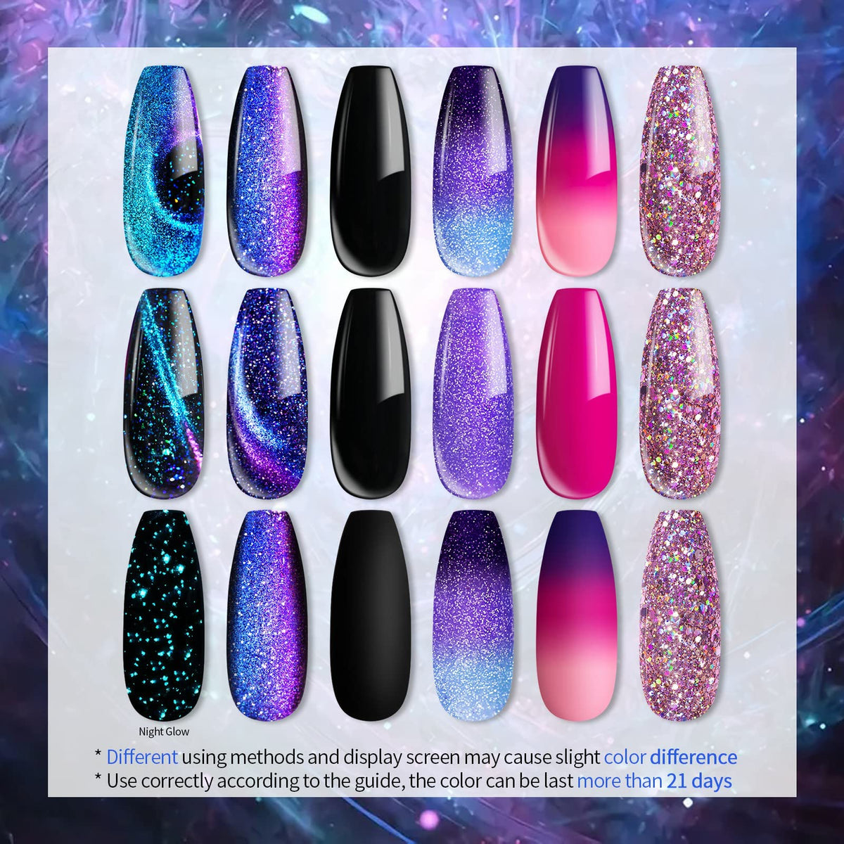 UR SUGAR thermal hot pink polish on fingers showing visible color change