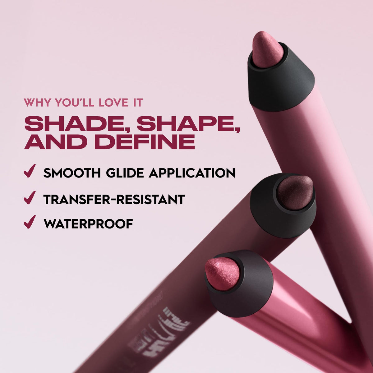 URBAN DECAY lips application photo demonstrating defined edges and longwear benefit