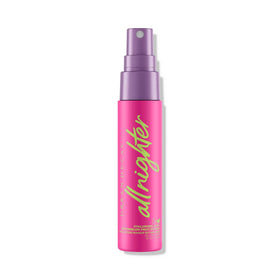 urban decay front packaging 1 fl oz travel size shows compact bottle and label, ideal for travel