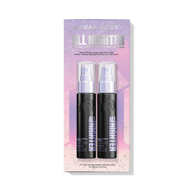 Urban Decay mini setting spray front packaging shows compact travel-friendly design