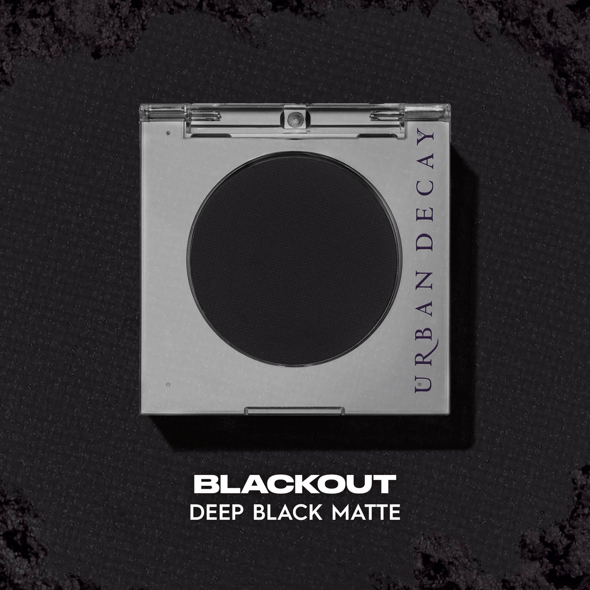 URBAN DECAY applying Blackout with fingertip for high-impact color and quick application