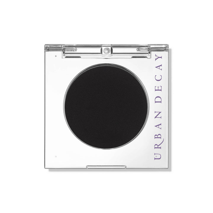 URBAN DECAY front compact showing Blackout matte shade and branding for easy identification