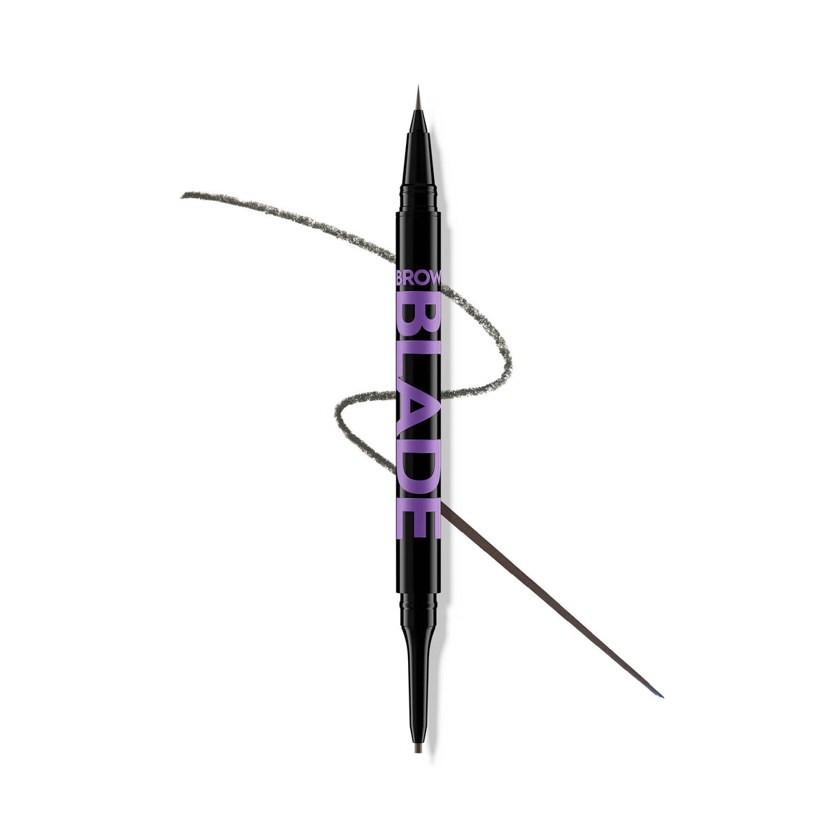Urban Decay Brow Blade front packaging showing shade Blackout and benefits