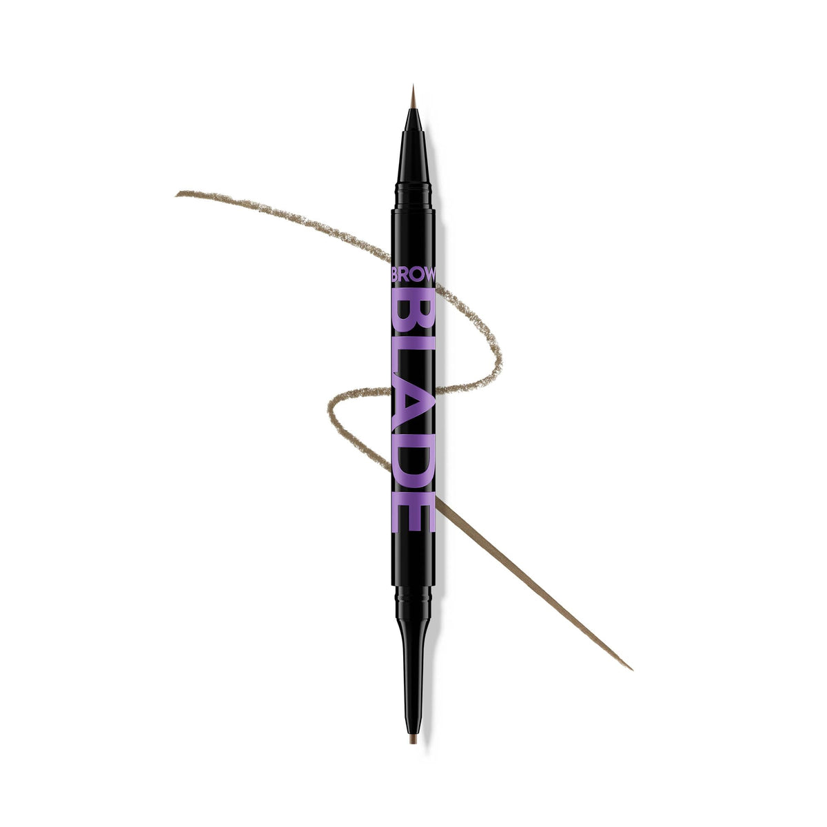 Urban Decay Brow Blade front packaging showing product and shade benefit