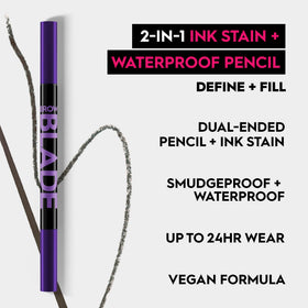 Urban Decay Brow Blade fine ink tip close-up for precise hairlike strokes