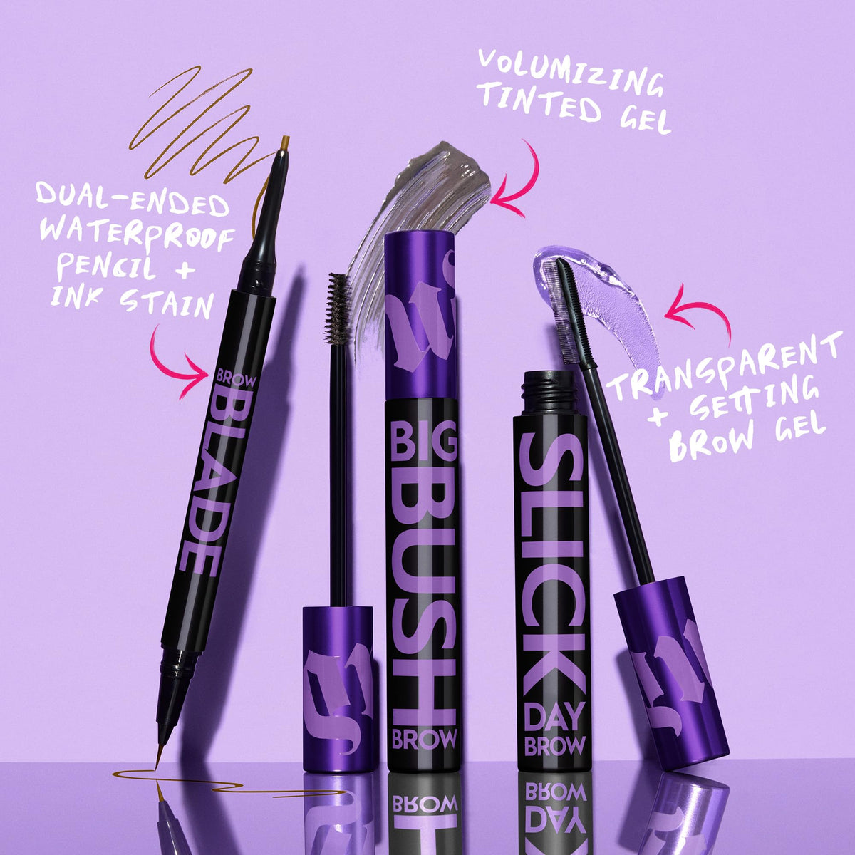 Urban Decay Brow Blade on bathroom counter for effortless daily styling