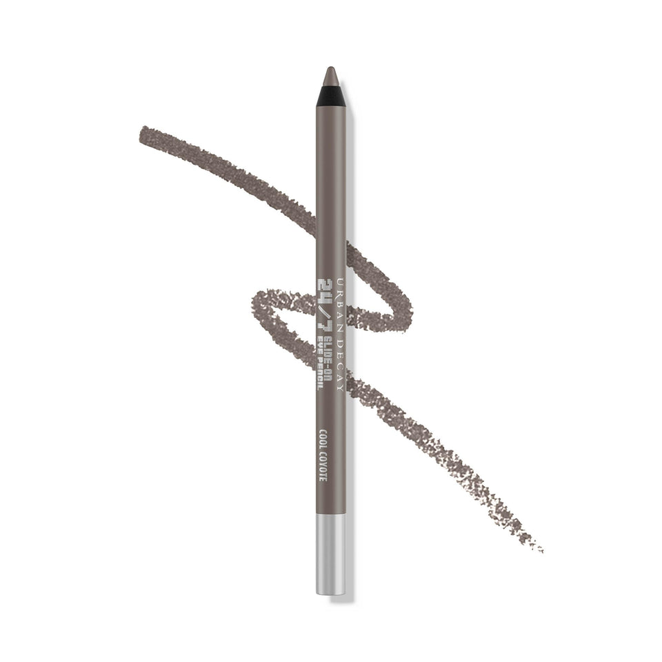 Urban Decay front pencil showing charcoal shade and precise tip for defined lines