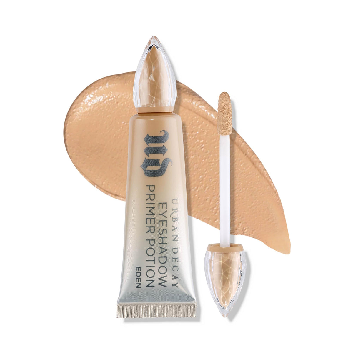 Urban Decay front packaging showing Eden primer for smoother lids