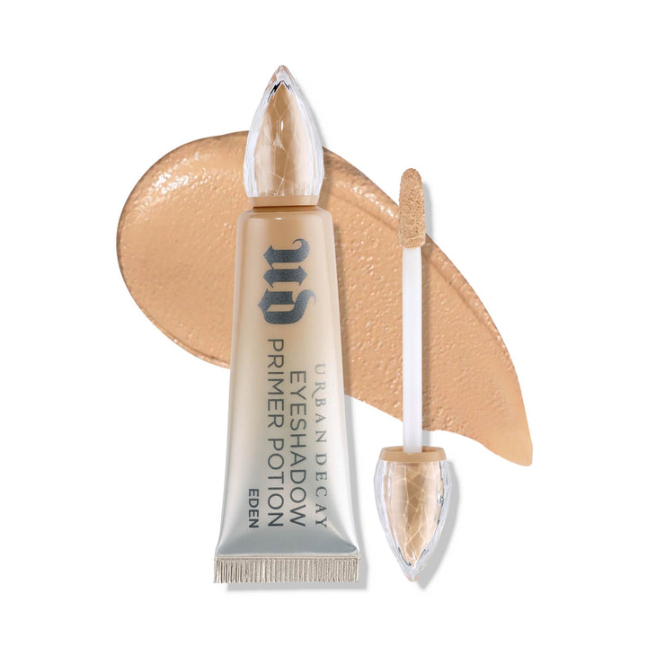 Urban Decay front packaging showing Eden primer for smoother lids
