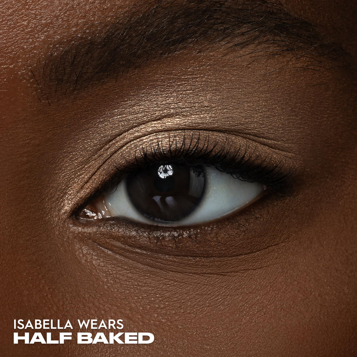 Urban Decay half baked close-up texture highlighting creamy, blendable formula benefit