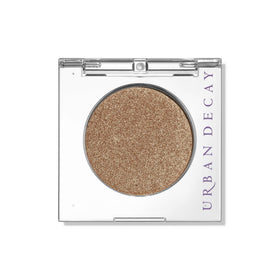 Urban Decay half baked front pan showing rich gold shimmer and true color payoff