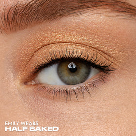 Urban Decay half baked swirl of product demonstrating metallic finish and even coverage