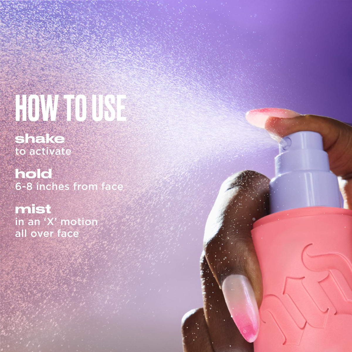 Urban Decay ingredients visual calling out rice powder for blurring and oil control benefits