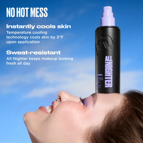 Urban Decay product label close-up showing formula claims and ingredient clarity