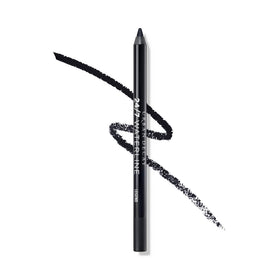 Urban Decay Legend pencil front view showing sleek black finish and branding for precise definition