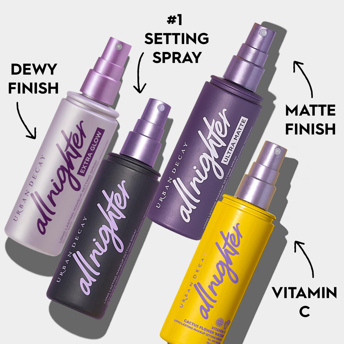 Urban Decay bottle in a purse indicating travel readiness and all-day makeup hold