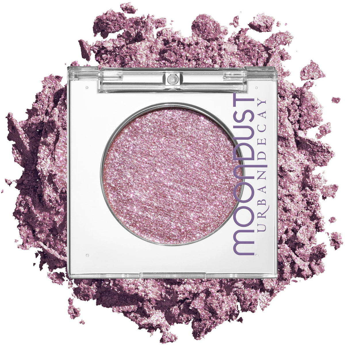 Urban Decay front packaging showing Lilac Purple Sparkle shade and benefit of bold shimmer