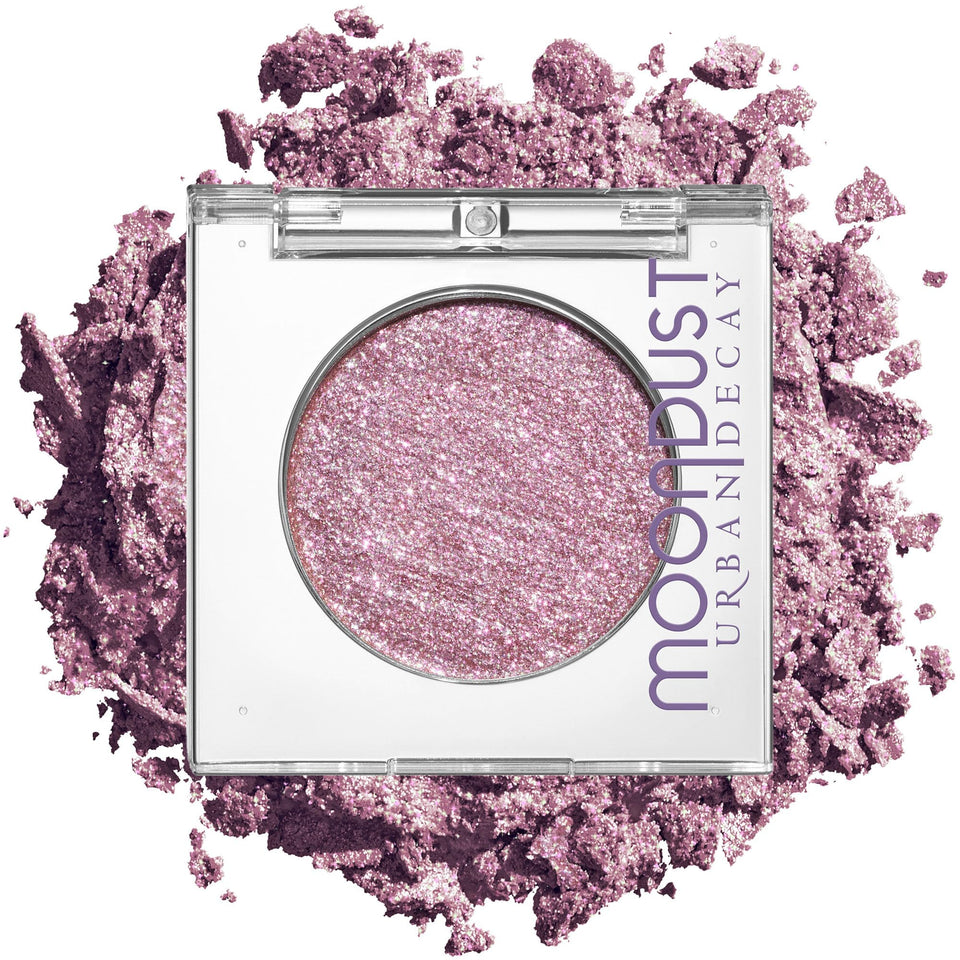 Urban Decay front packaging showing Lilac Purple Sparkle shade and benefit of bold shimmer