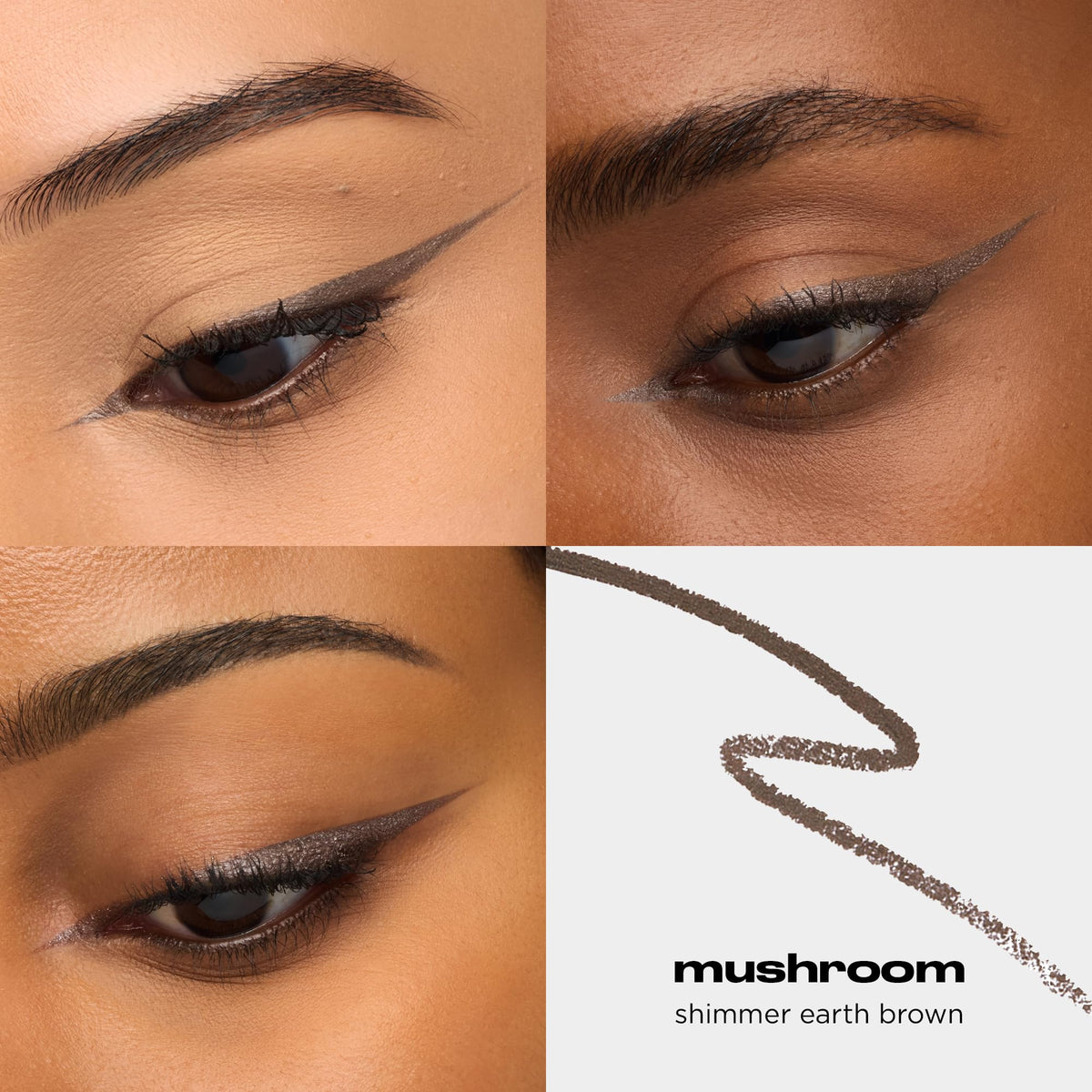 URBAN DECAY Mushroom pencil tip close-up demonstrating smooth creamy application benefit