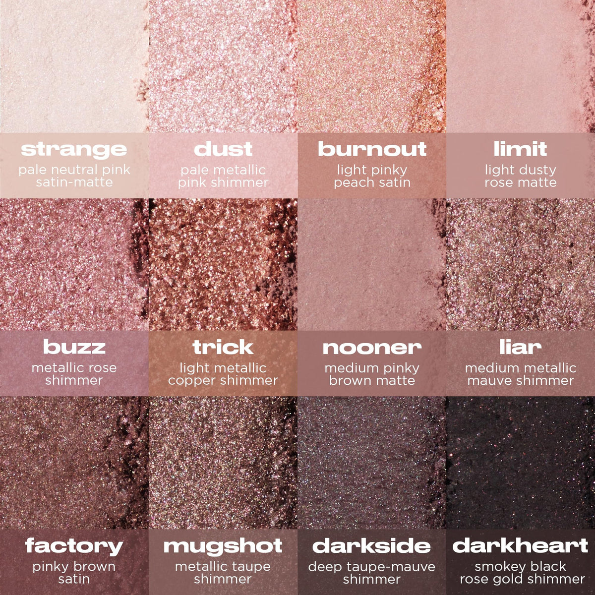 URBAN DECAY metallic shadow detail catching light for high-impact shimmer and eye-catching color
