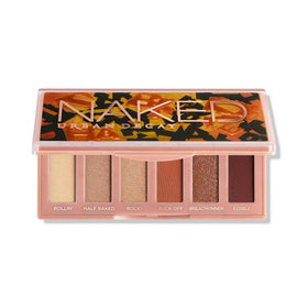 URBAN DECAY front packaging showing six bronze neutral shades and travel benefit
