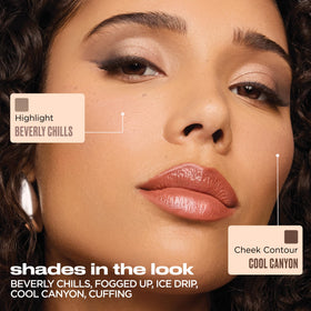 Urban Decay matte crease application with brush showing seamless blending and definition