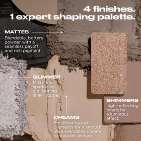 Urban Decay face contour demo with palette shades showing multiuse sculpting benefit