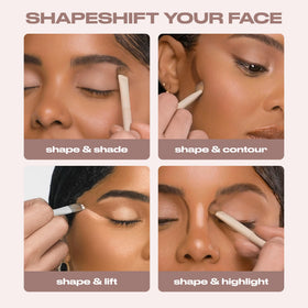 Urban Decay shimmer topper texture swatches showing reflective finish for high-impact shine