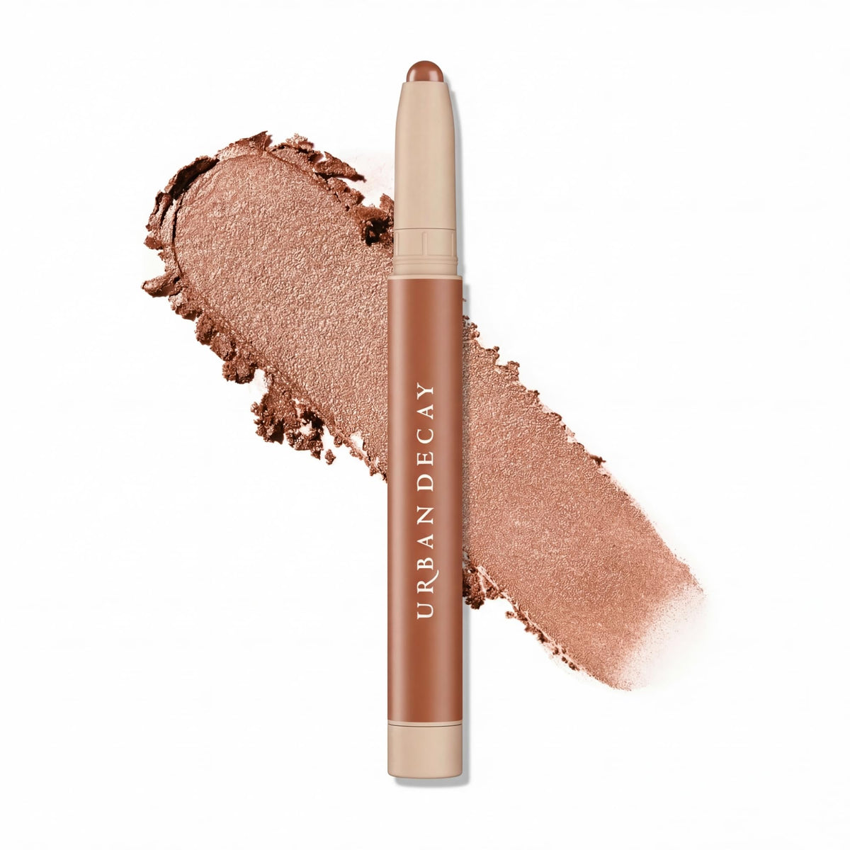Urban Decay Naked Toasty front packaging showing copper-bronze shimmer and portability