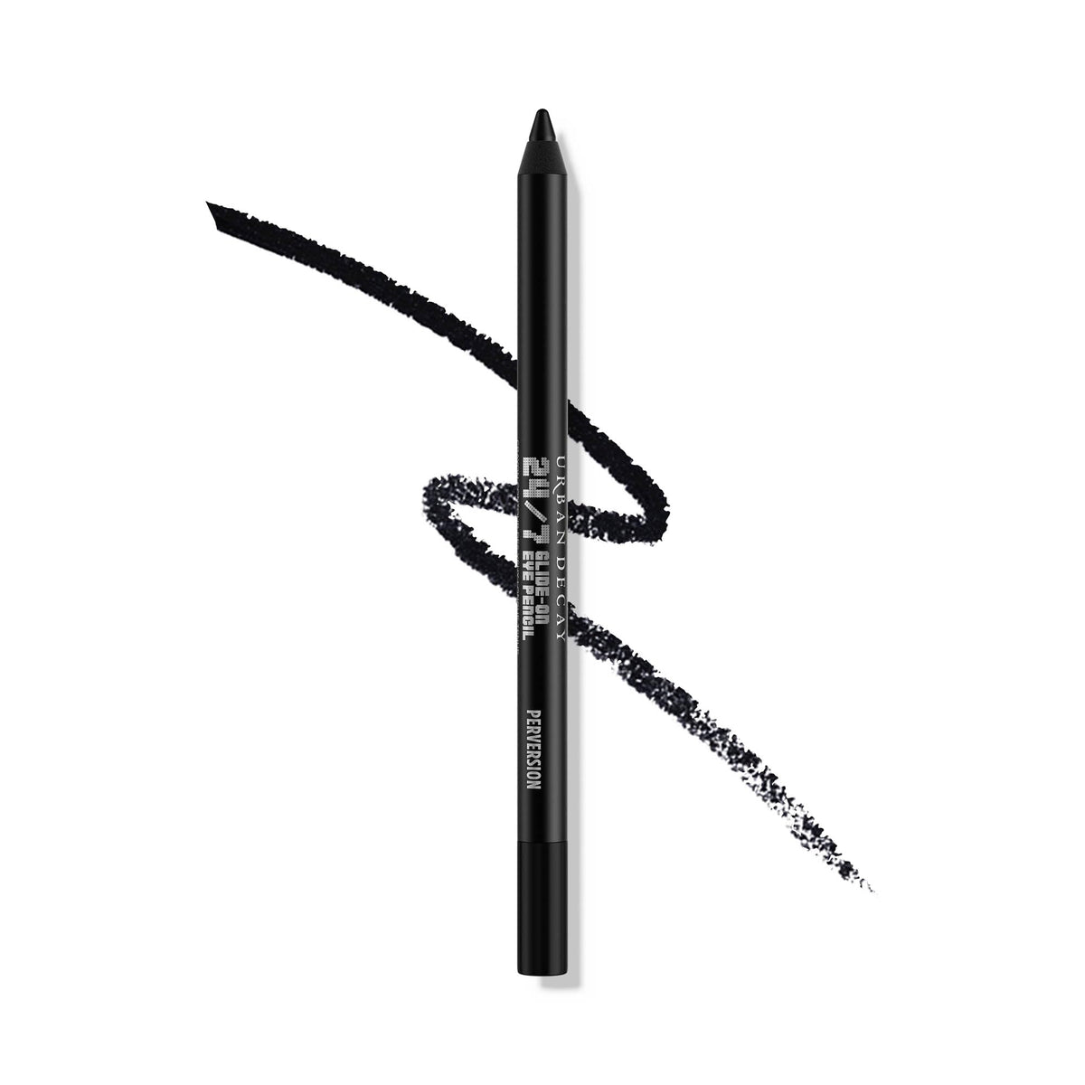 Urban Decay perversion front packaging showcasing sleek pencil and shade