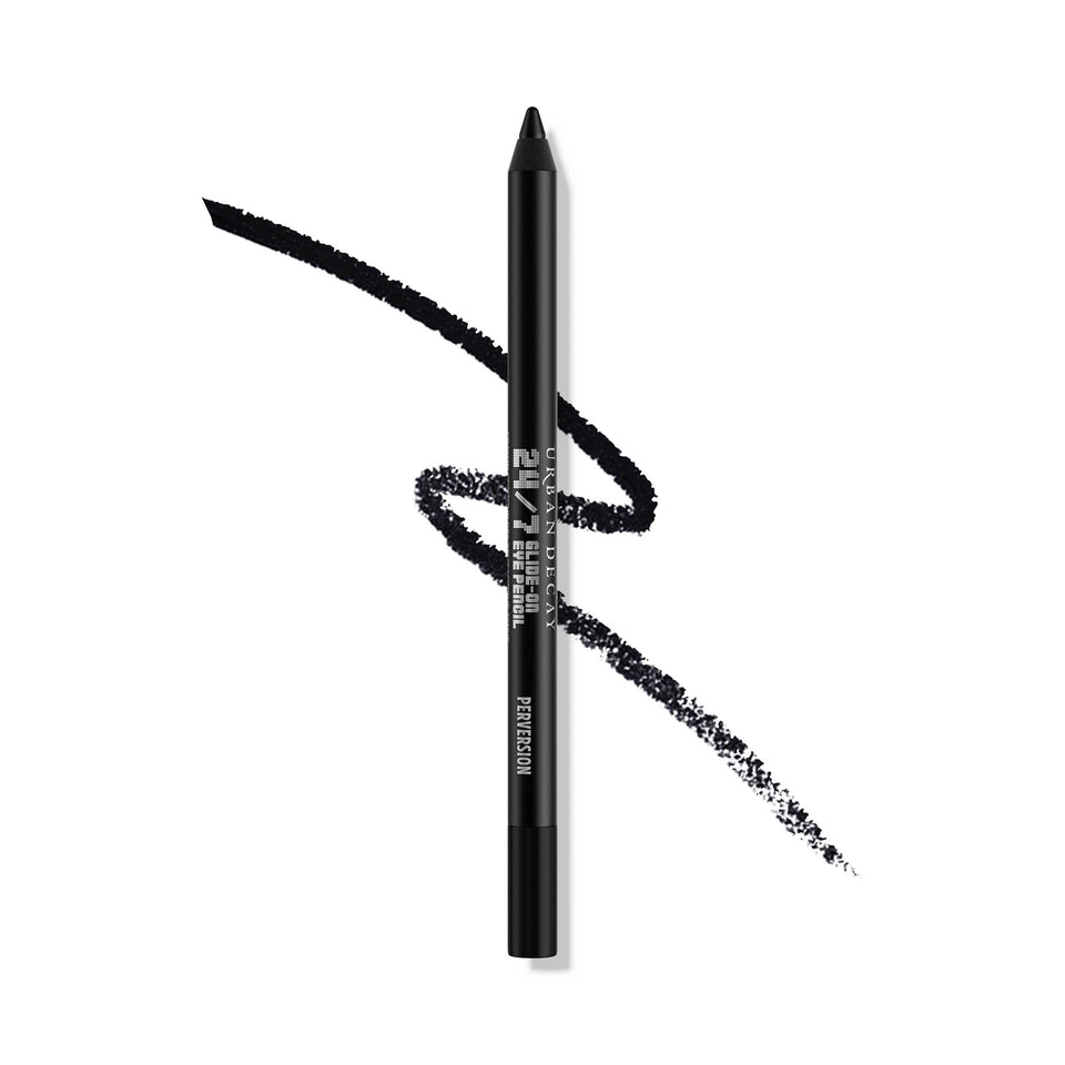Urban Decay perversion front packaging showcasing sleek pencil and shade