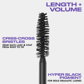Urban Decay product in use with model applying mascara for long-lasting, smudge-resistant wear during activity
