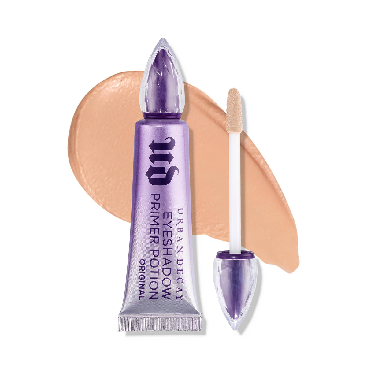 Urban Decay front packaging showing nude primer, clear long-lasting base